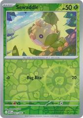 Sewaddle 1/86 Reverse Holo | White Flare | Pokemon Card
