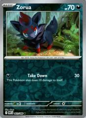 Zorua 61/86 Reverse Holo | White Flare | Pokemon Card