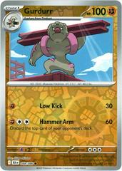 Gurdurr 48/86 Reverse Holo | Black Bolt | Pokemon Card