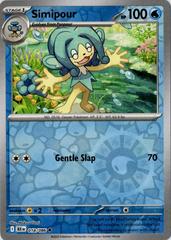 Simipour 18/86 Reverse Holo | Black Bolt | Pokemon Card