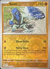 Sawk 49/86 Reverse Holo | White Flare | Pokemon Card