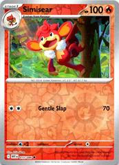 Simisear 15/86 Reverse Holo | White Flare | Pokemon Card