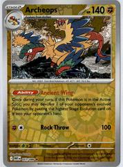 Archeops 51/86 Reverse Holo | White Flare | Pokemon Card