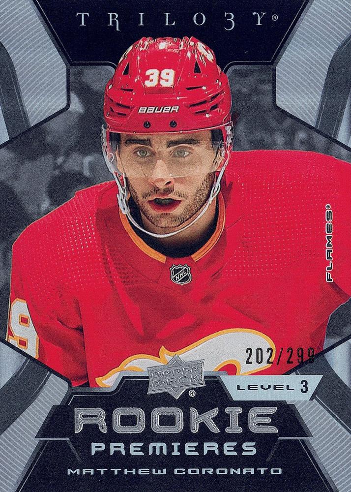 Matthew Coronato #244 Calgary Flames | 2023-24 Upper Deck Trilogy | NHL Trading Card
