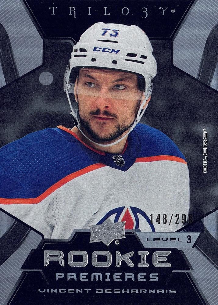 Vincent Desharnais #248 Edmonton Oilers | 2023-24 Upper Deck Trilogy | NHL Trading Card