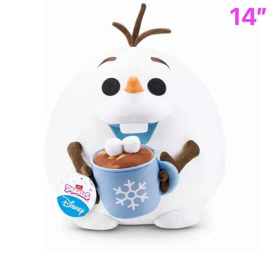 Olaf with Hot Chocolate ~ Zuru Snackles Plush Mini Plush 14"