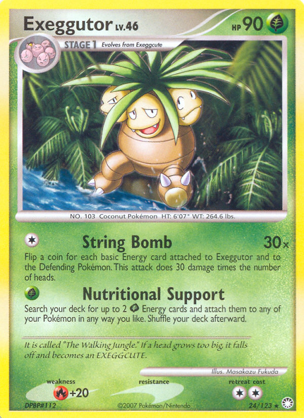 Exeggutor 24/123 Rare | Mysterious Treasures | Pokemon Card
