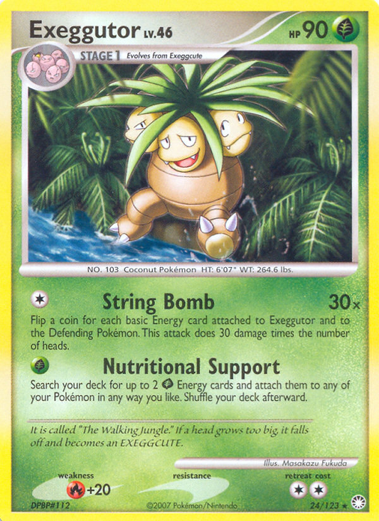 Exeggutor 24/123 Rare | Mysterious Treasures | Pokemon Card