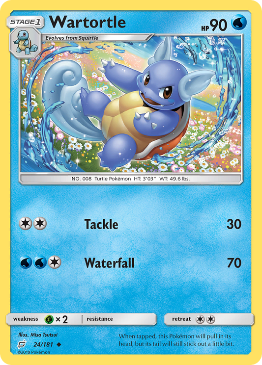Wartortle 24/181 Uncommon | Team Up | Pokemon Card