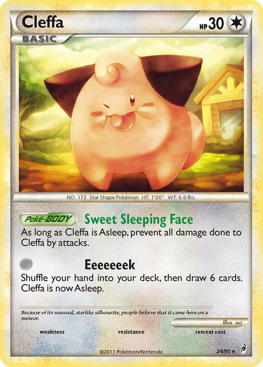 Cleffa 24/95 Rare | Call of Legends | Pokemon Card