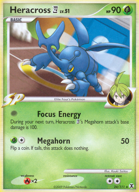 Heracross E4 24/111 Rare | Rising Rivals | Pokemon Card