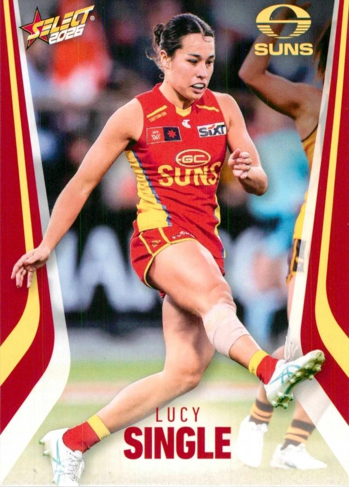 Lucy Single #251 Gold Coast Suns | 2026 Select AFL Footy Stars | Trading Card