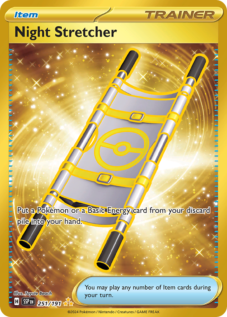 Night Stretcher 251/191 Hyper Rare | Surging Sparks | Pokemon Card