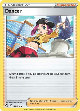 Dancer 232/264 Reverse Holo | Fusion Strike | Pokemon Card