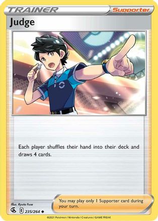 Judge 235/264 Reverse Holo | Fusion Strike | Pokemon Card