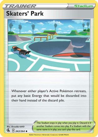 Skaters' Park 242/264 Reverse Holo | Fusion Strike | Pokemon Card