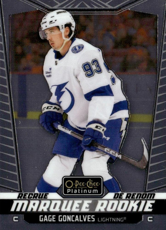 Gage Goncalves #257 Tampa Bay Lightning | 2024-25 O-Pee-Chee Platinum | NHL Trading Card
