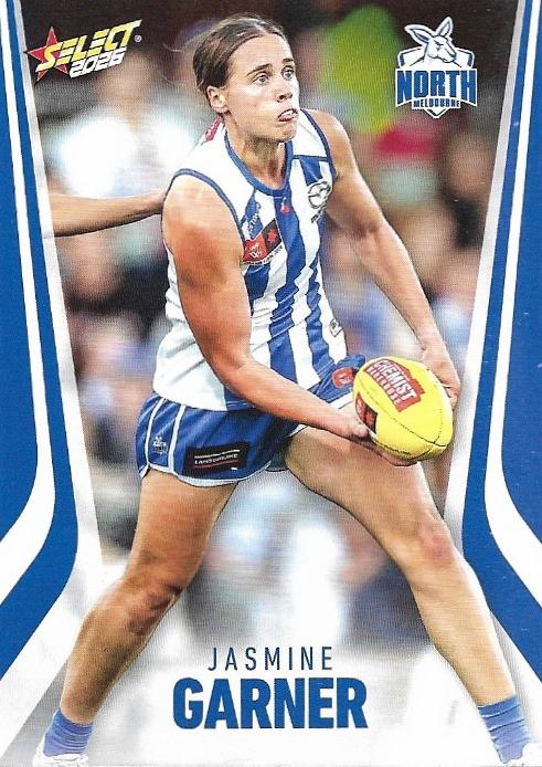 Jasmine Garner #257 North Melbourne Kangaroos | 2026 Select AFL Footy Stars | Trading Card