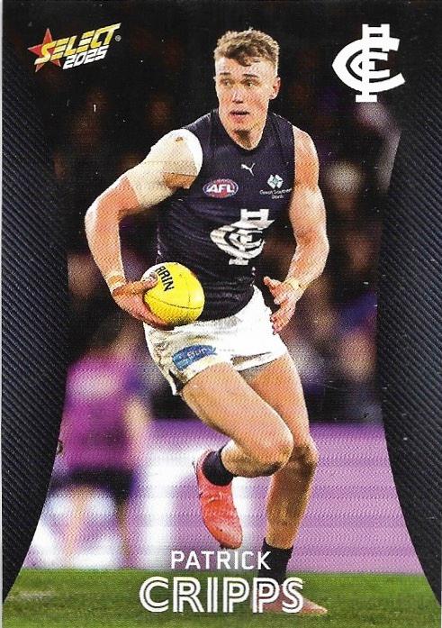 Patrick Cripps #25 Carlton Blues | 2025 Select AFL Footy Stars | Trading Card