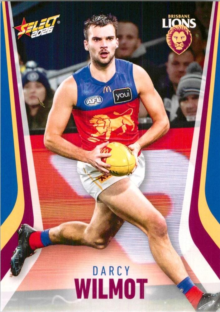 Darcy Wilmot #25 Brisbane Lions | 2026 Select AFL Footy Stars | Trading Card