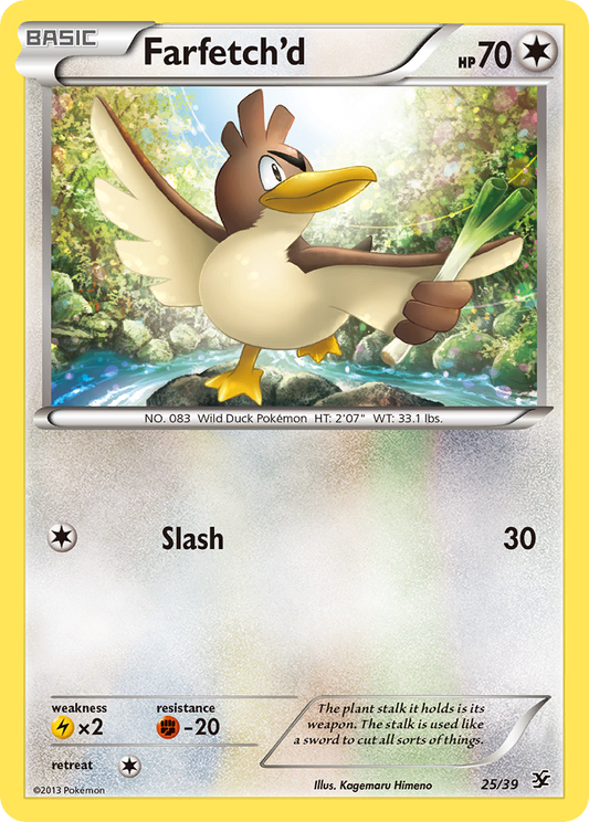 Farfetch'd 25/39  | Kalos Starter Set | Pokemon Card