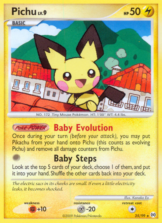 Pichu 25/99 Rare | Arceus | Pokemon Card