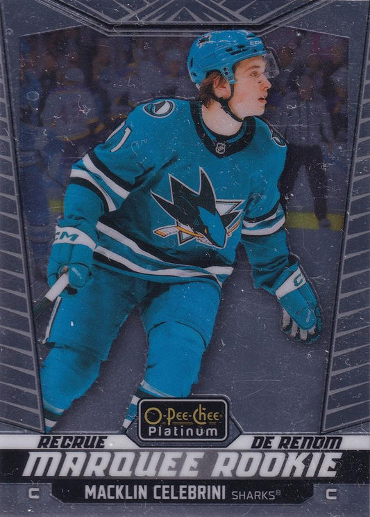 Macklin Celebrini #263 San Jose Sharks | 2024-25 O-Pee-Chee Platinum | NHL Trading Card