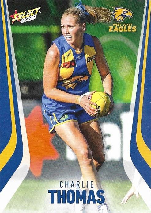 Charlie Thomas #268 West Coast Eagles | 2026 Select AFL Footy Stars | Trading Card