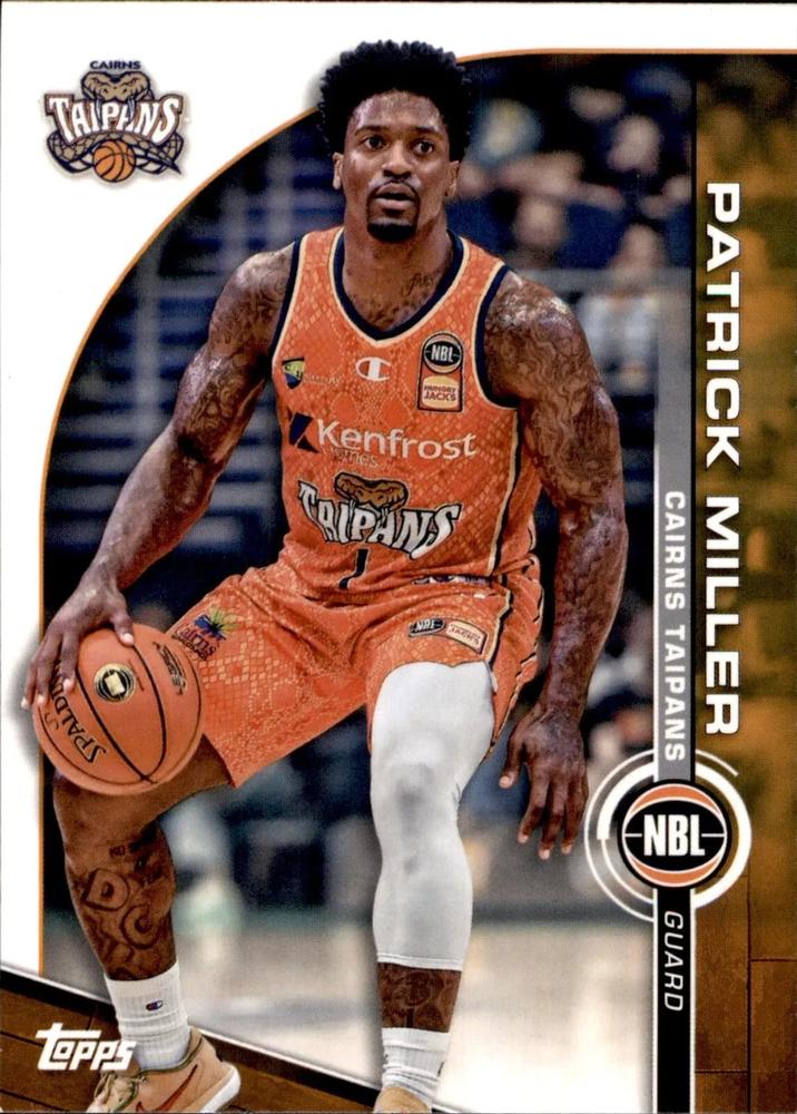 Patrick Miller #26 Cairns Taipans | 2023-24 Topps NBL | NBL Trading Card