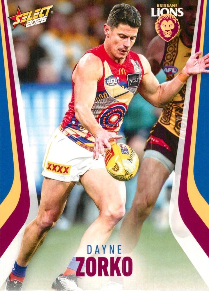 Dayne Zorko #26 Brisbane Lions | 2026 Select AFL Footy Stars | Trading Card
