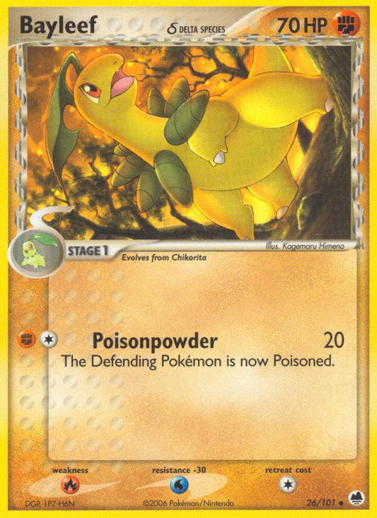 Bayleef δ 26/101 Uncommon | Dragon Frontiers | Pokemon Card