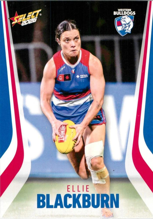 Ellie Blackburn #270 Western Bulldogs | 2026 Select AFL Footy Stars | Trading Card
