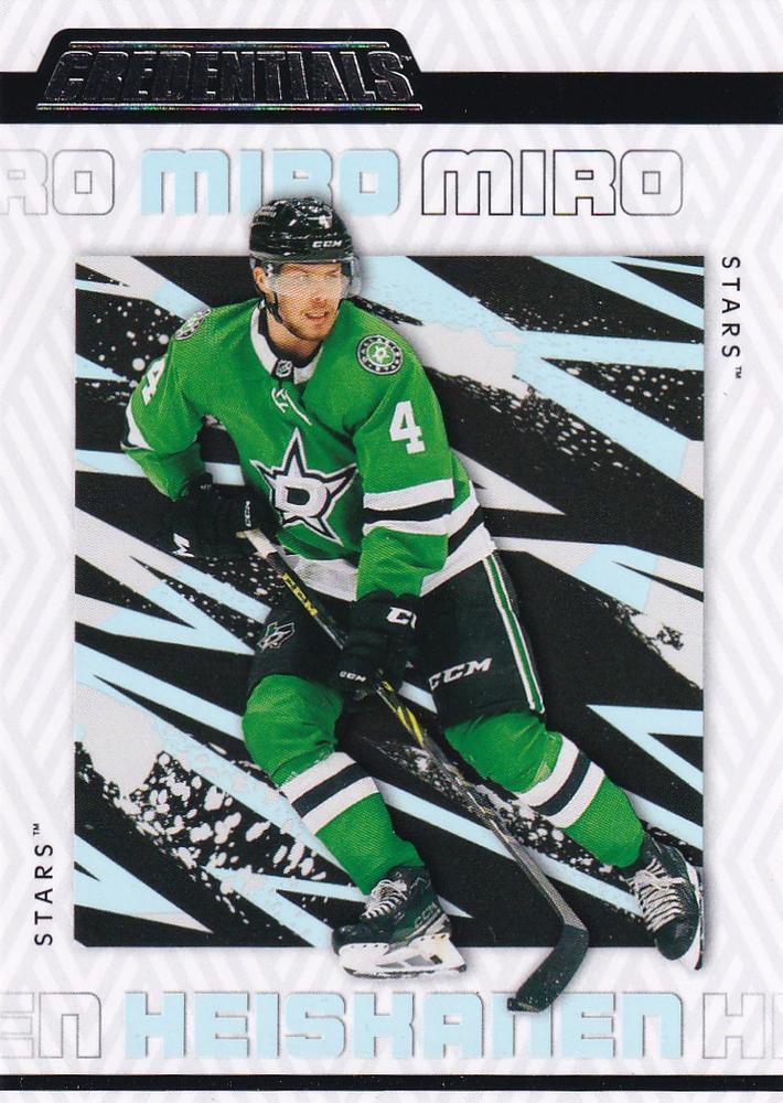 Miro Heiskanen #27 Dallas Stars | 2023-24 Upper Deck Credentials | NHL Trading Card