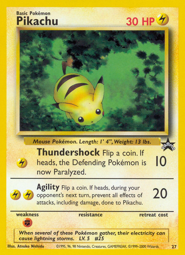 Pikachu 27/53 Promo | Wizards Black Star Promos | Pokemon Card