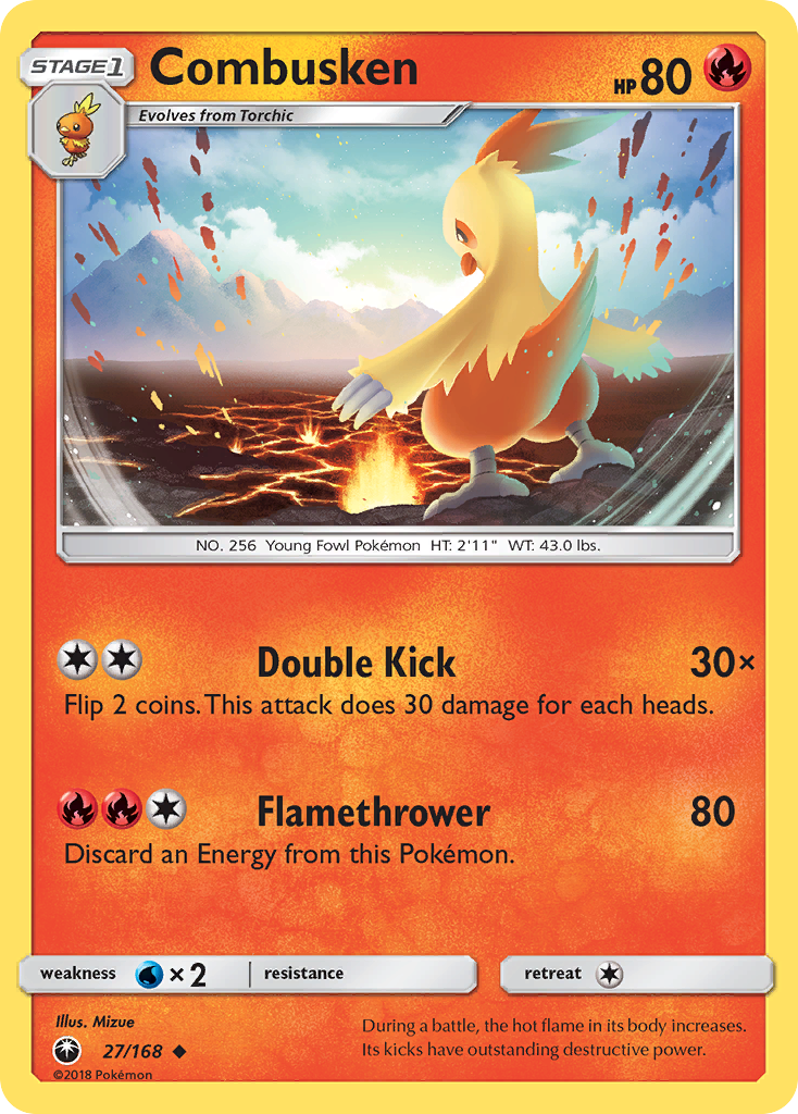 Combusken 27/168 Uncommon | Celestial Storm | Pokemon Card