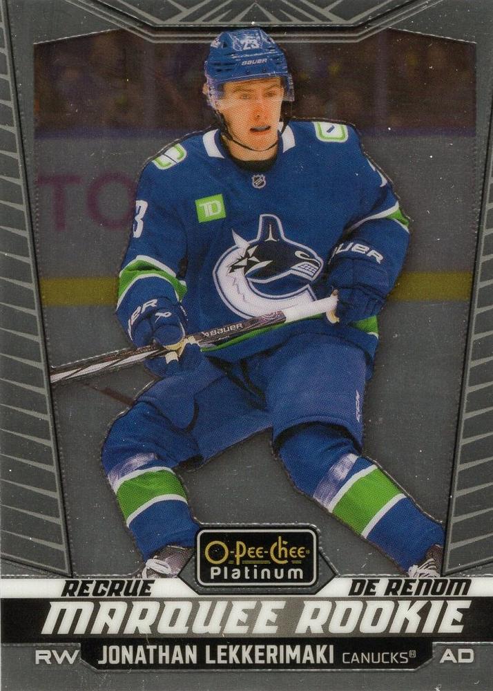Jonathan Lekkerimaki #281 Vancouver Canucks | 2024-25 O-Pee-Chee Platinum | NHL Trading Card