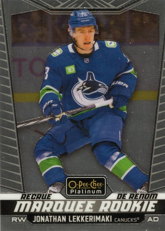 Jonathan Lekkerimaki #281 Vancouver Canucks | 2024-25 O-Pee-Chee Platinum | NHL Trading Card