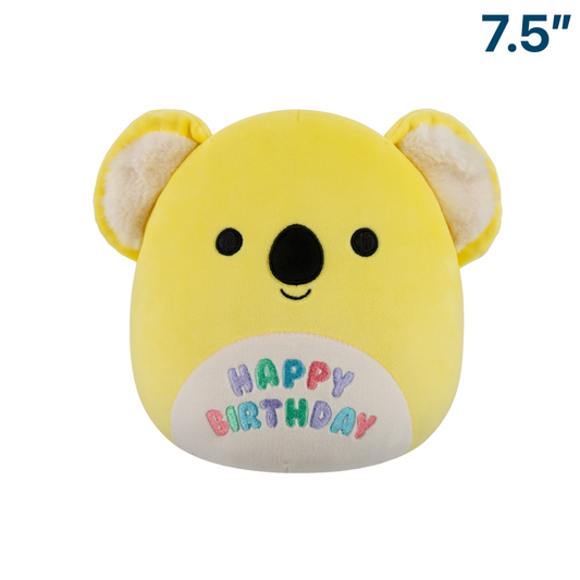Yellow Koala Birthday Celebrations ~ 7.5" Squishmallow Plush