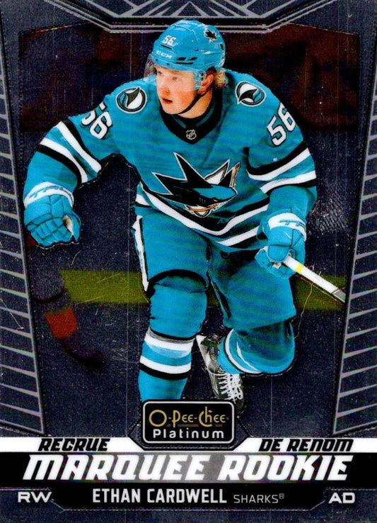 Ethan Cardwell #294 San Jose Sharks | 2024-25 O-Pee-Chee Platinum | NHL Trading Card