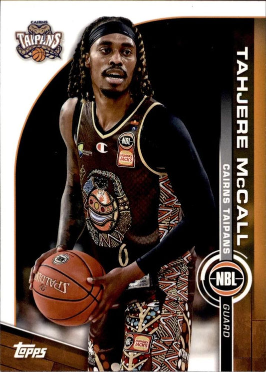 Tahjere McCall #29 Cairns Taipans | 2023-24 Topps NBL | NBL Trading Card