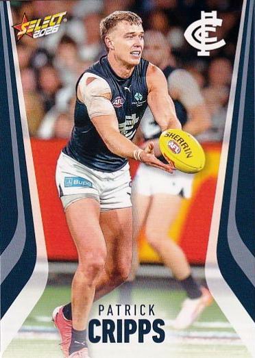 Patrick Cripps #29 Carlton Blues | 2026 Select AFL Footy Stars | Trading Card