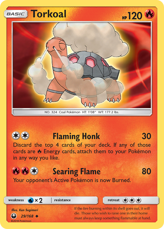 Torkoal 29/168 Uncommon | Celestial Storm | Pokemon Card