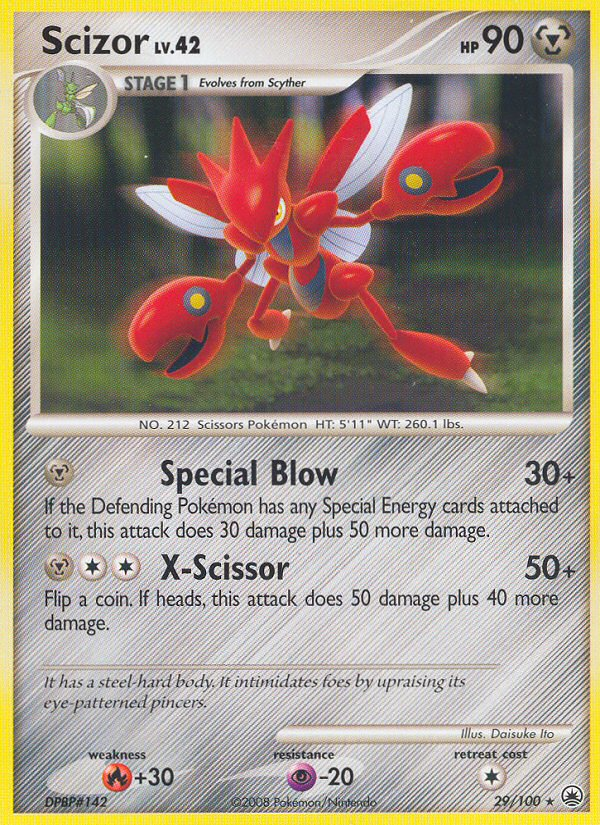 Scizor 29/100 Rare | Majestic Dawn | Pokemon Card