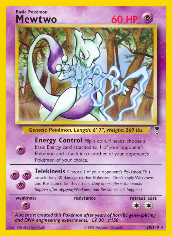 Mewtwo 29/110 Rare | Legendary Collection | Pokemon Card