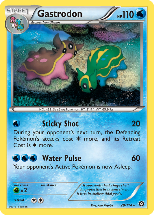 Gastrodon 29/114 Rare | Steam Siege | Pokemon Card