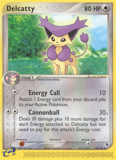 Delcatty 29/109 Uncommon | Ruby & Sapphire | Pokemon Card