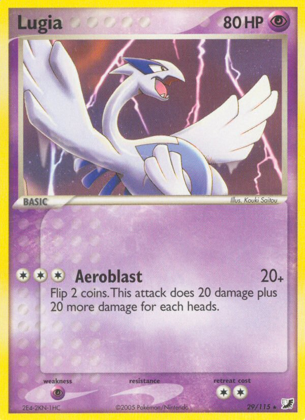Lugia 29/115 Rare | Unseen Forces | Pokemon Card