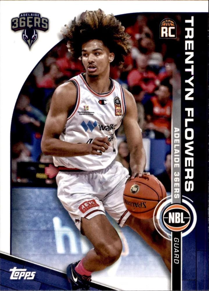 Trentyn Flowers #2 Adelaide 36ers | 2023-24 Topps NBL | NBL Trading Card