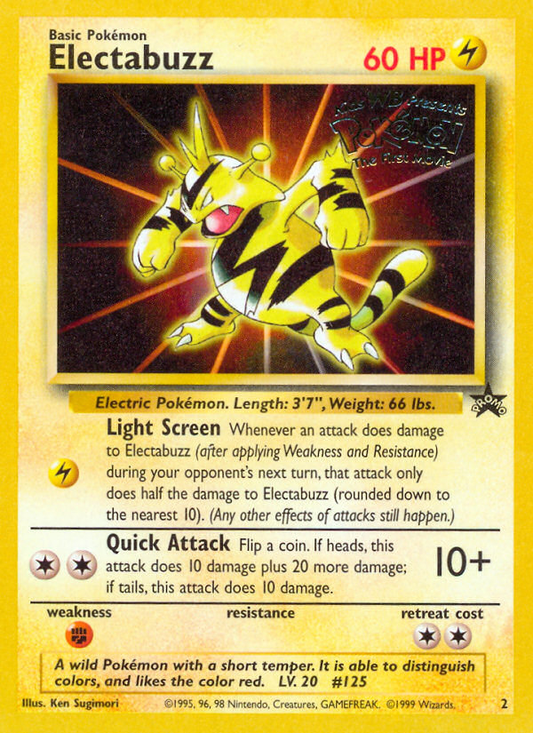 Electabuzz 2/53 Promo | Wizards Black Star Promos | Pokemon Card