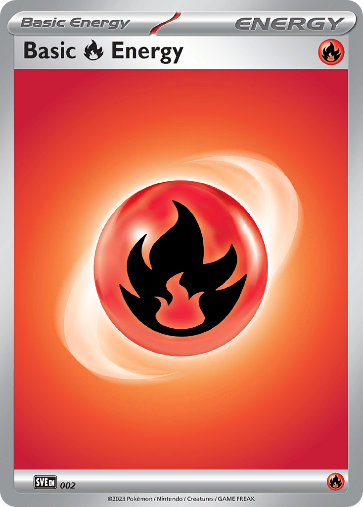 Basic Fire Energy 2/8 Common | Scarlet & Violet Energies | Pokemon Card